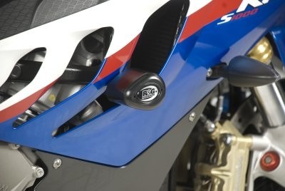 Aero padací chrániče R&G Racing (závodní verze) pro motocykly BMW S1000RR ('10-'11), bílé